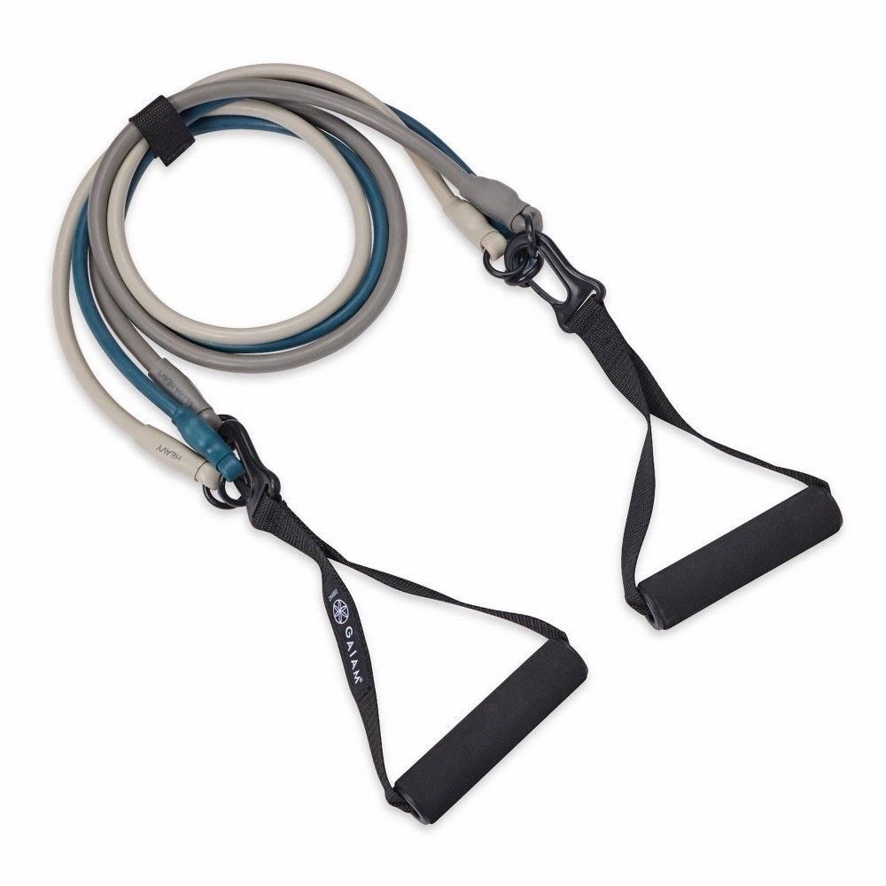 Gaiam Studio Select 3-in-1 Resistance Tube Exercise Band New